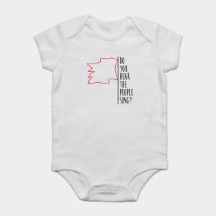 Do You Hear The People Sing? - Red Flag Baby Bodysuit